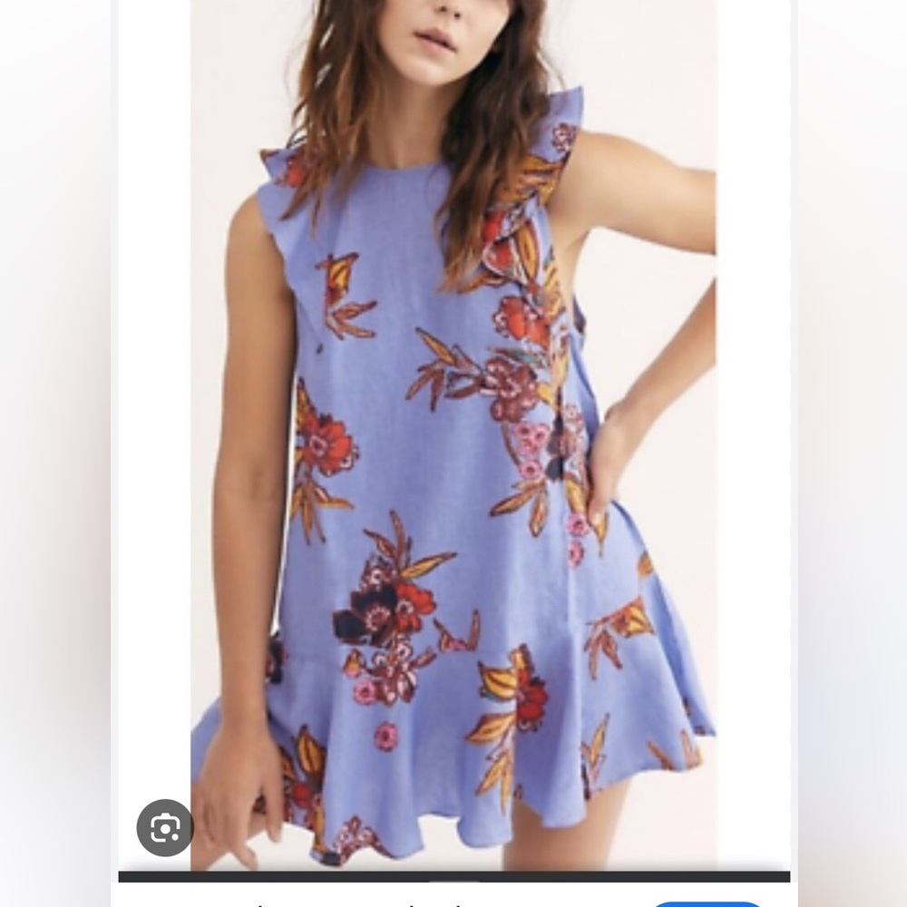 Free People Bluebell floral tunic